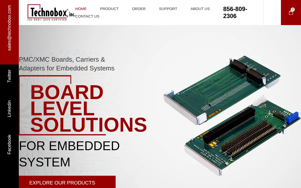 Homepage of Technobox INC