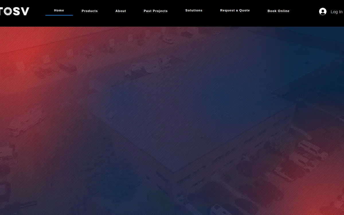 Homepage of Techops Specialty Vehicles, LLC