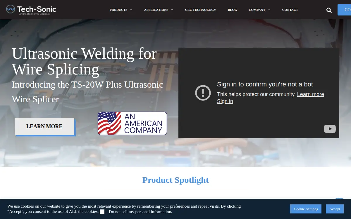 Homepage of Tech-sonic INC