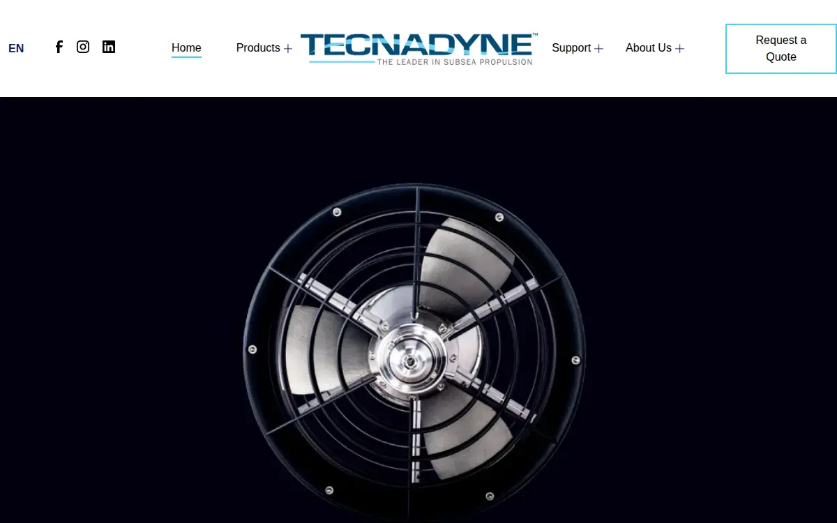 Homepage of Tecnova Advanced Systems, INC.