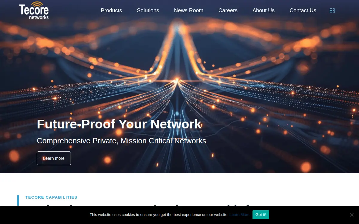 Homepage of Airnet Communications Corporation