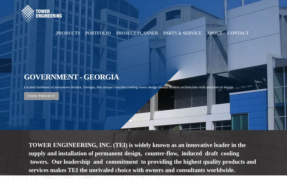 Homepage of Tower Engineering, INC.