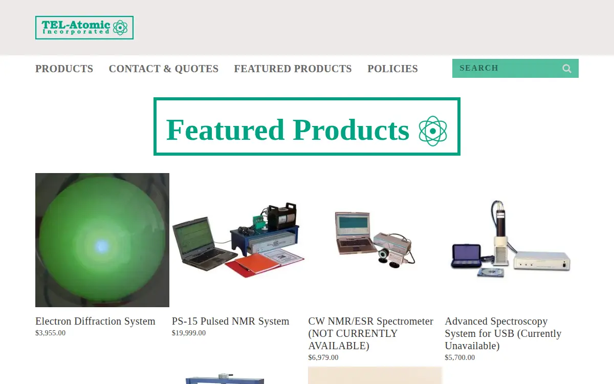 Homepage of Tel-atomic, Incorporated
