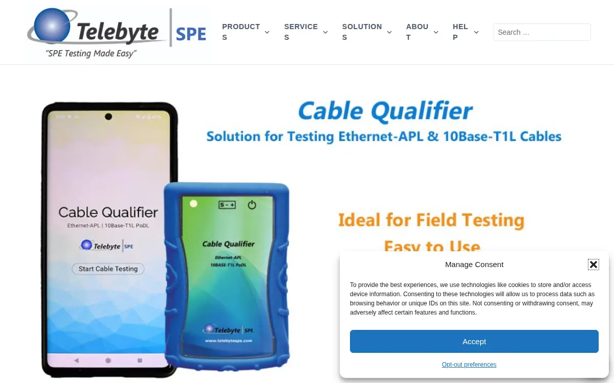 Homepage of Telebyte, INC.