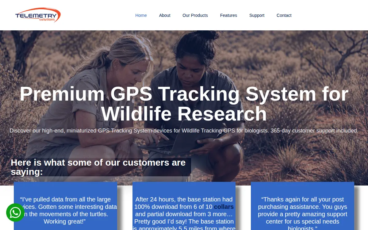 Homepage of Telemetry Solutions INC
