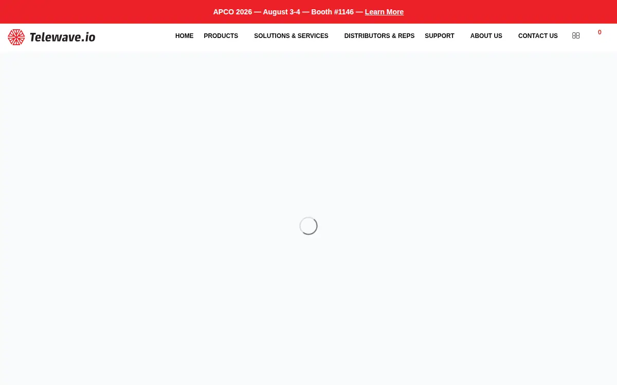 Homepage of Telewave.io INC