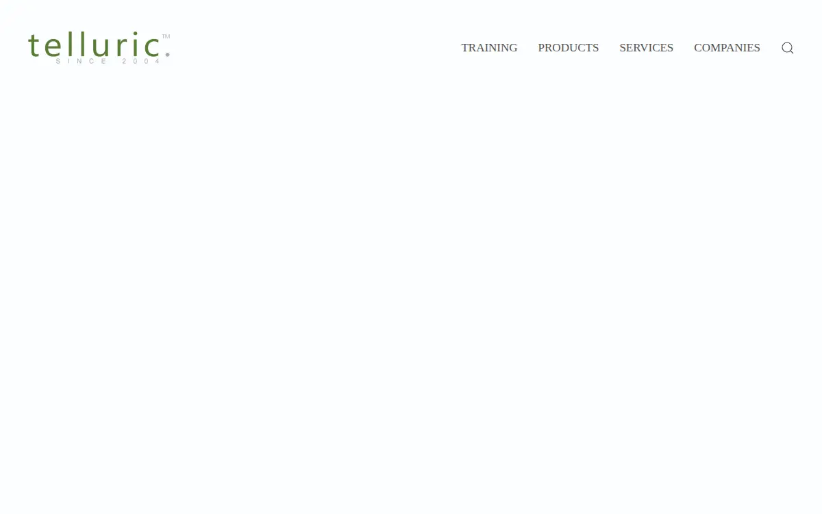 Homepage of Telluric Group, L.l.c.