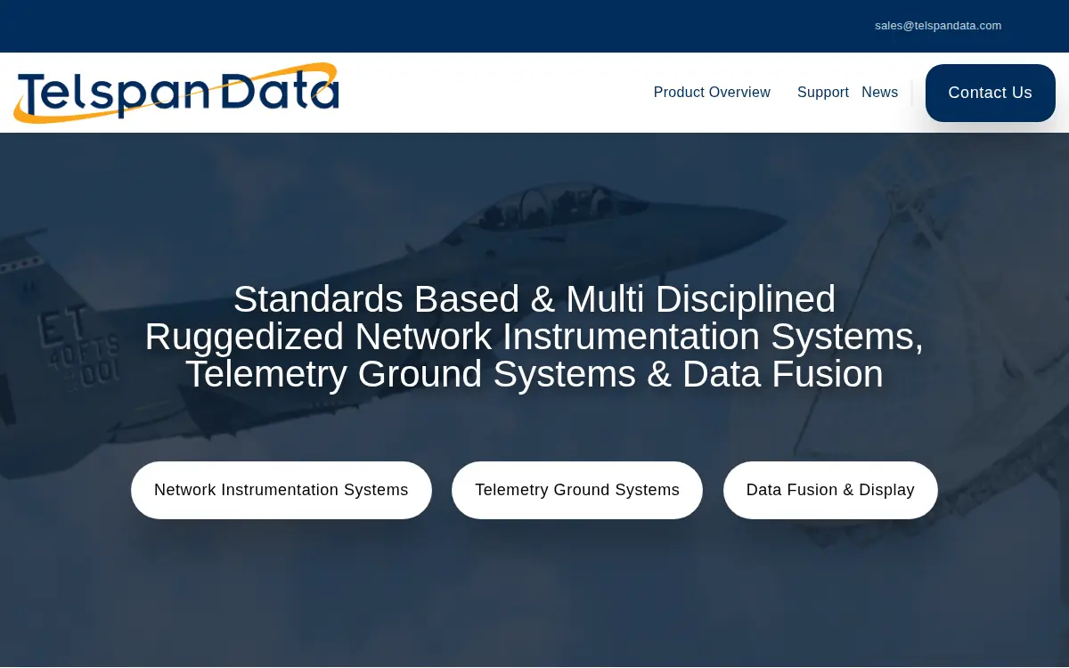 Homepage of Telspan Data, LLC