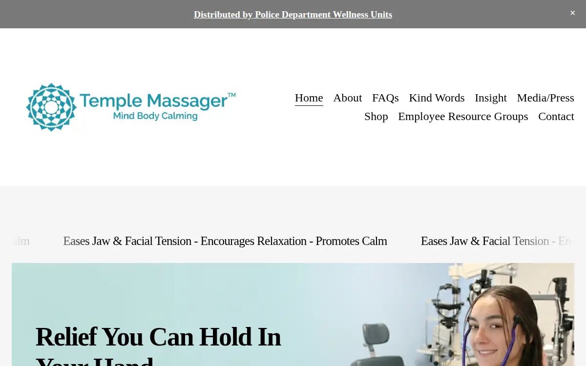 Homepage of Meisch Temple Massager