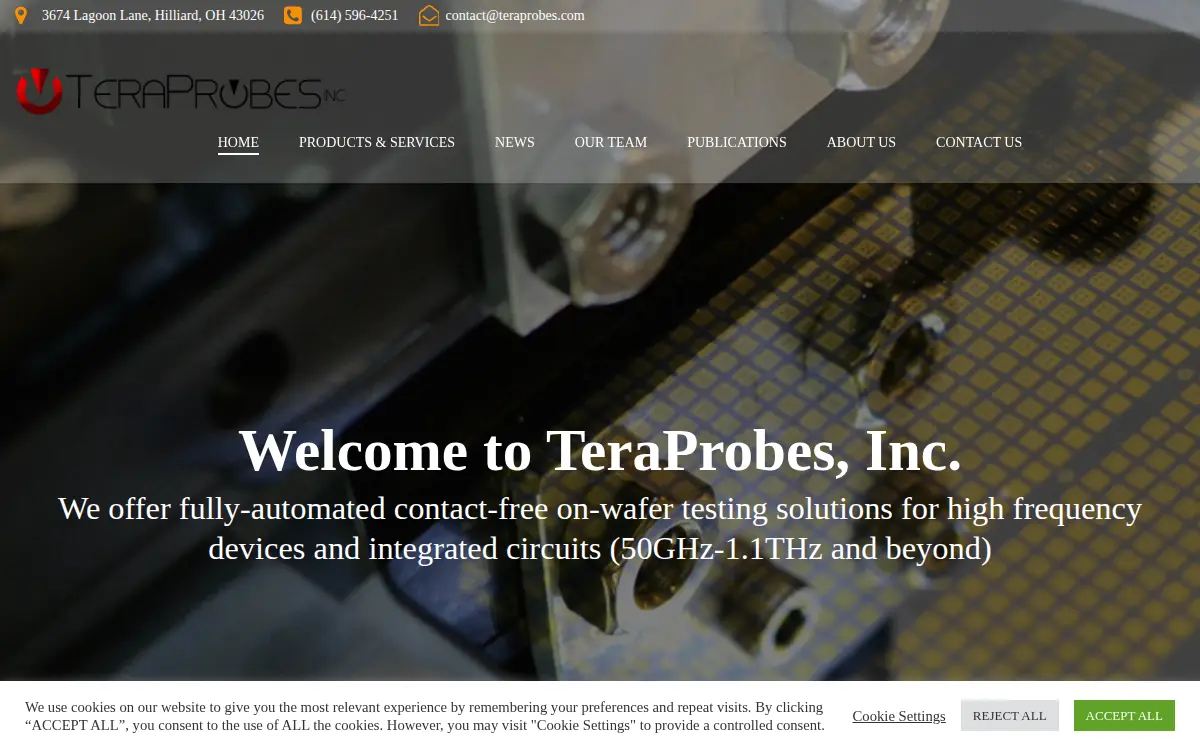 Homepage of Teraprobes INC