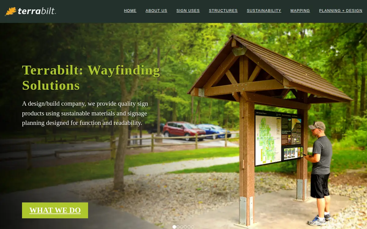 Homepage of Terrabilt, INC