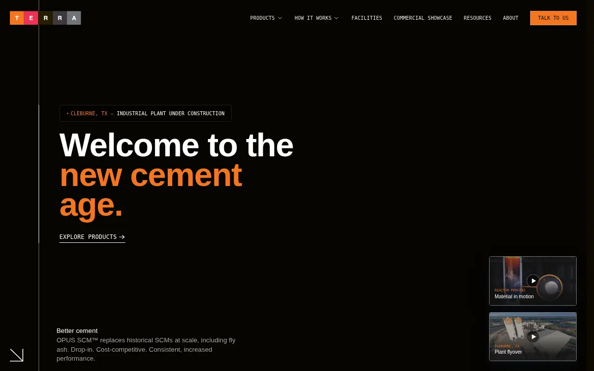 Homepage of Terra Co2 Technology Holdings, INC