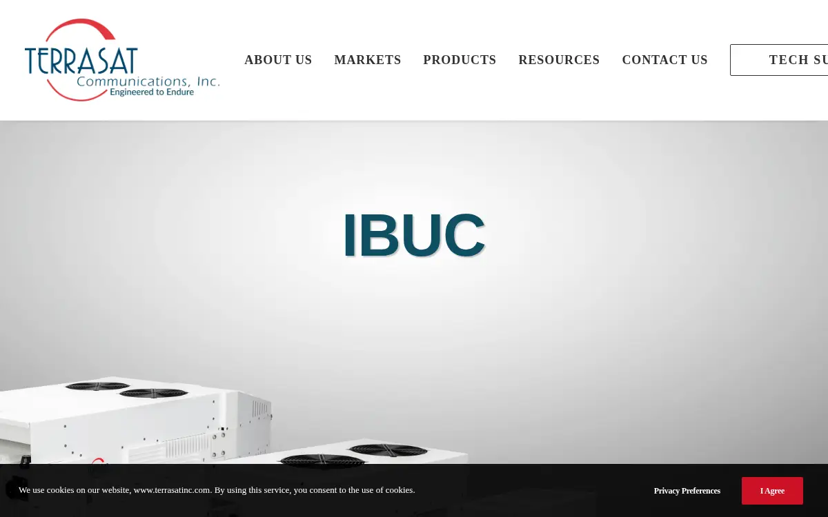 Homepage of Terrasat Communications, INC