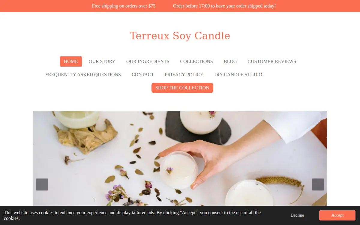 Homepage of Ladey Bella LLC