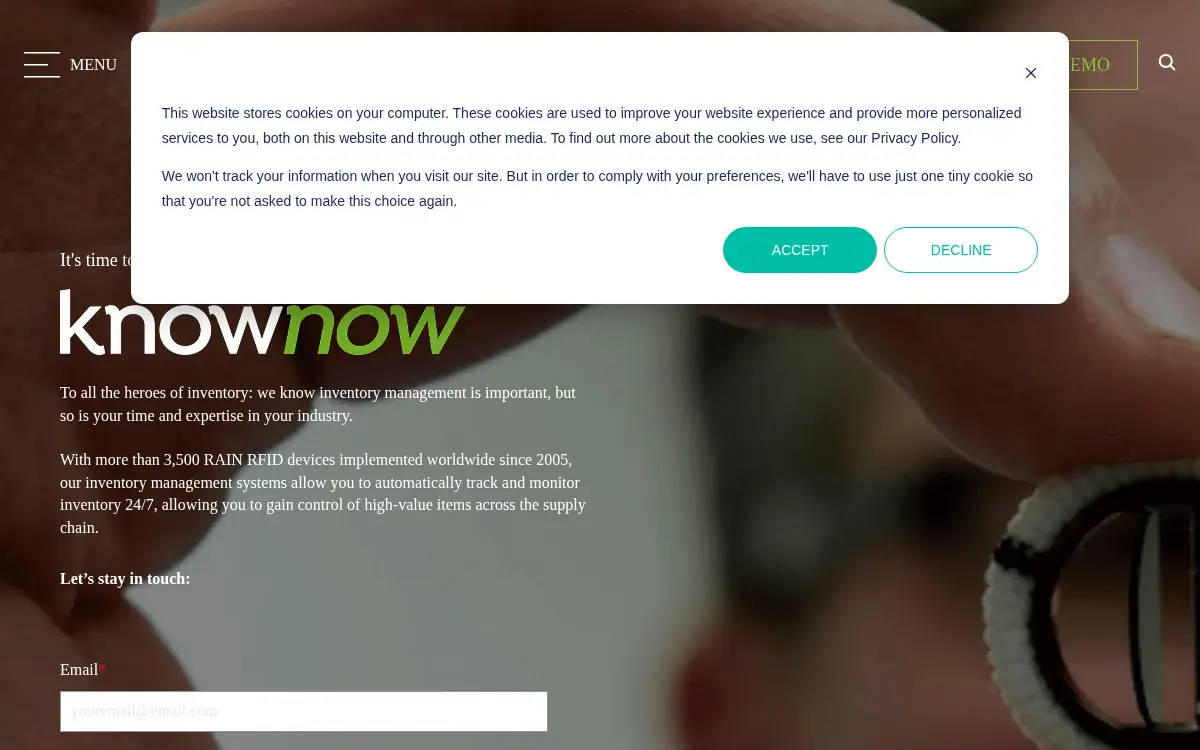 Homepage of Terso Solutions, INC.