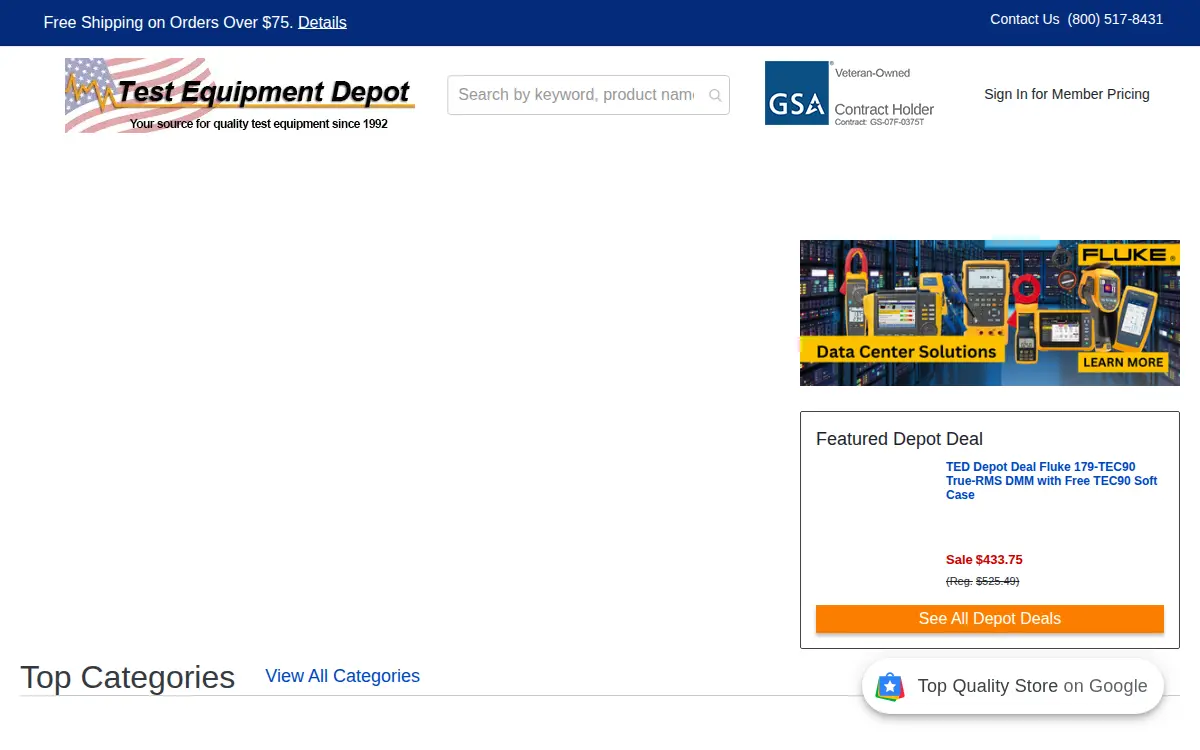Homepage of Fotronic Corporation