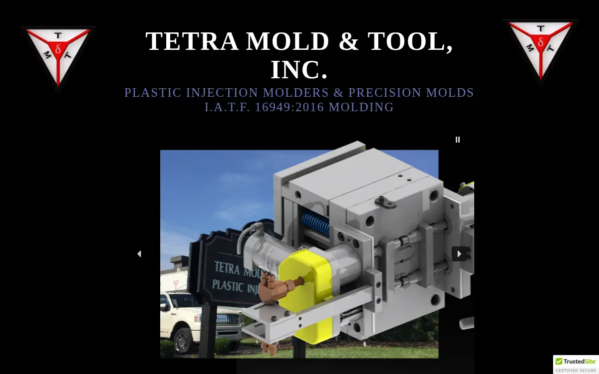 Homepage of Tetra Mold & Tool, INC.