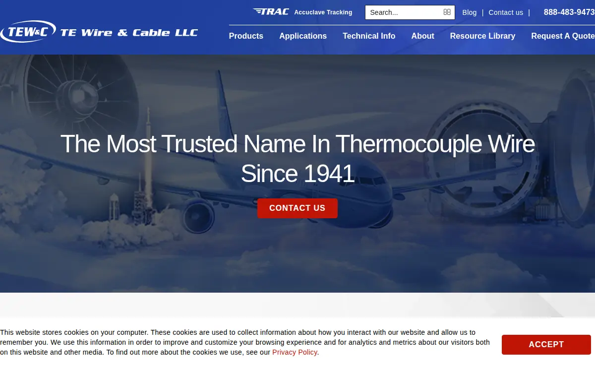 Homepage of Te Wire & Cable LLC