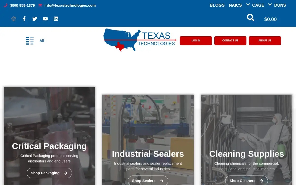 Homepage of S. J. Texas Technologies INC