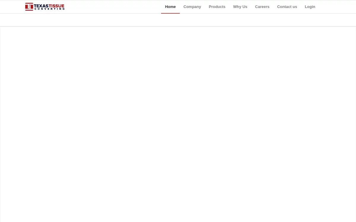 Homepage of Texas Tissue Converting LLC
