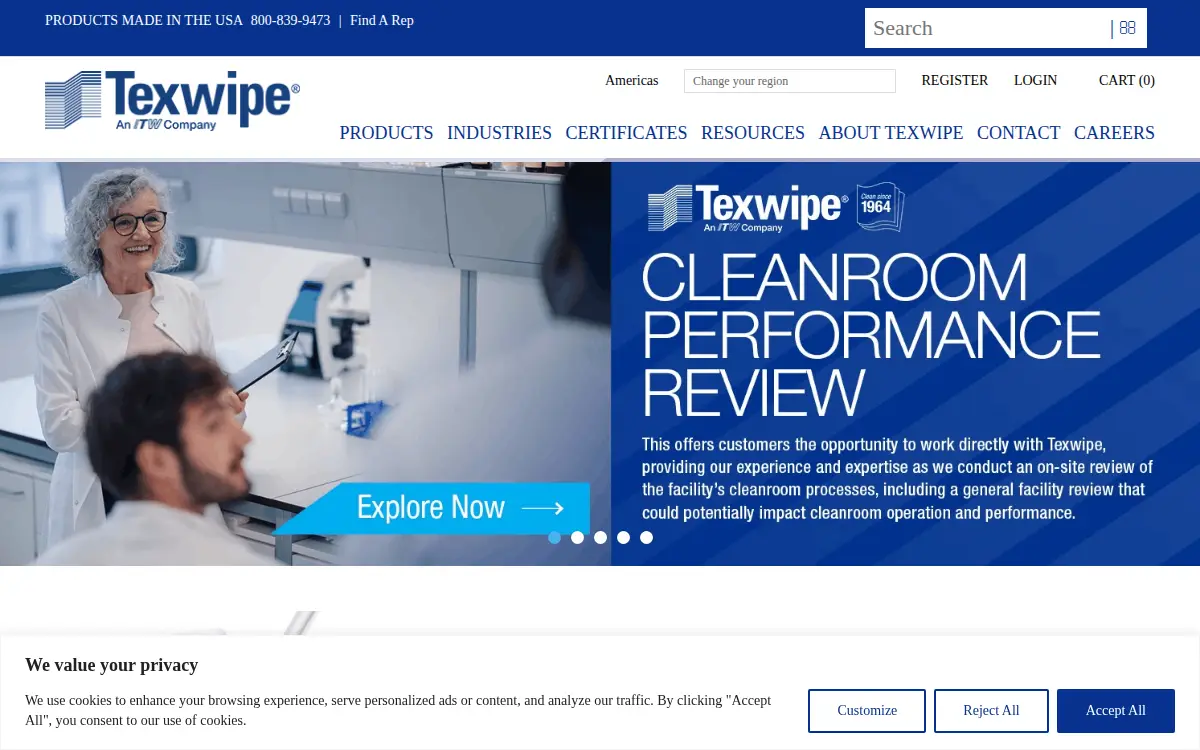 Homepage of Illinois Tool Works INC