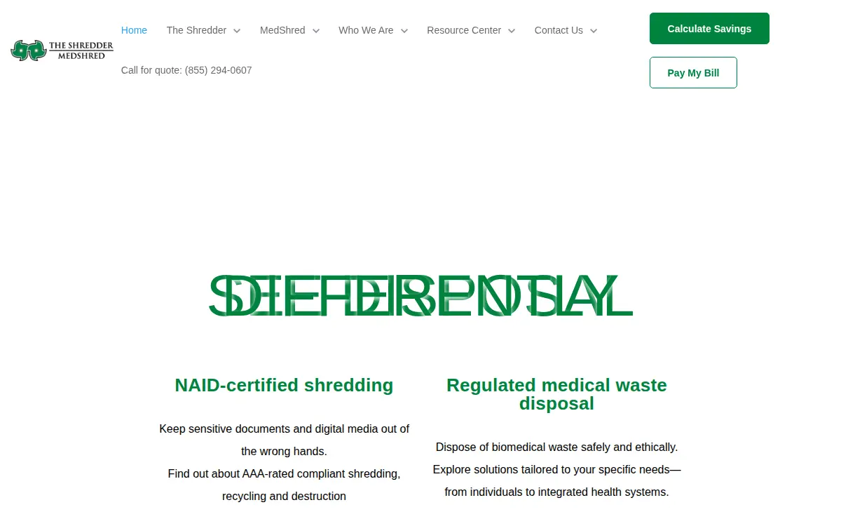 Homepage of Green Resource Management, INC