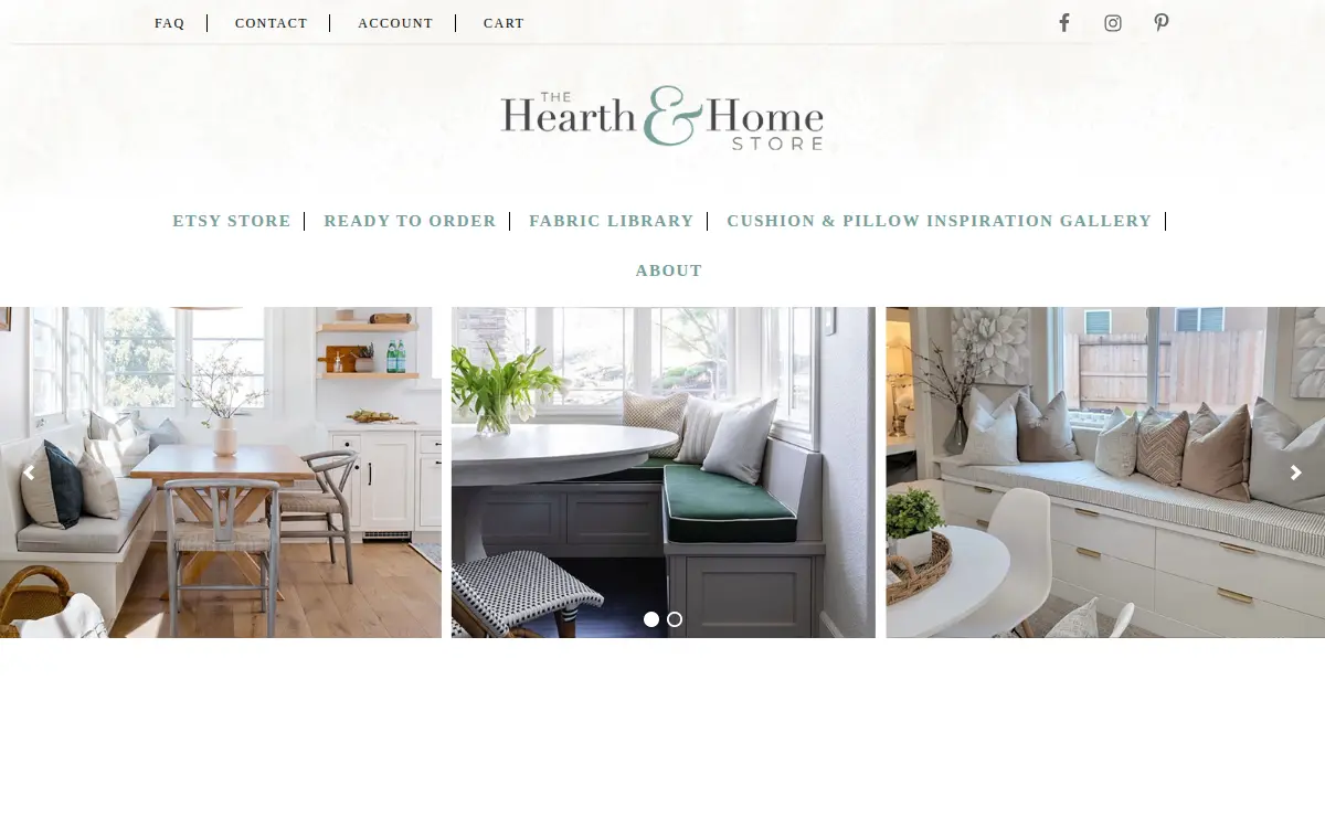 Homepage of Hearth & Home LLC