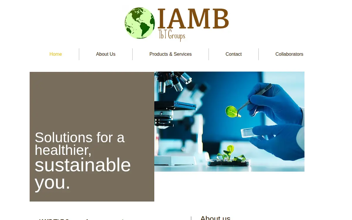 Homepage of International Association of Medicine Backers (iamb) Tbt Groups INC.