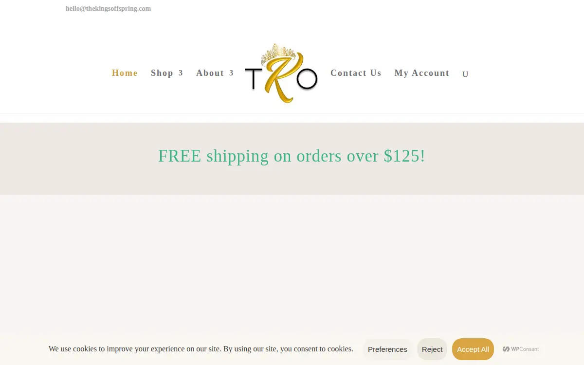 Homepage of The King's Offspring Limited Liability CO.