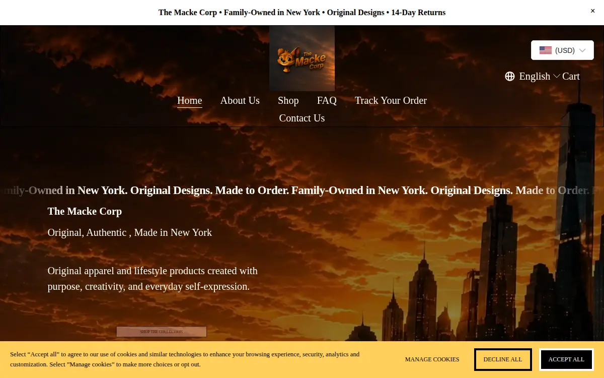 Homepage of The Macke CORP