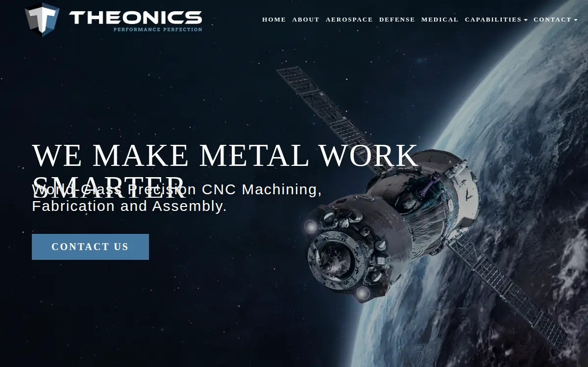 Homepage of Theonics INC