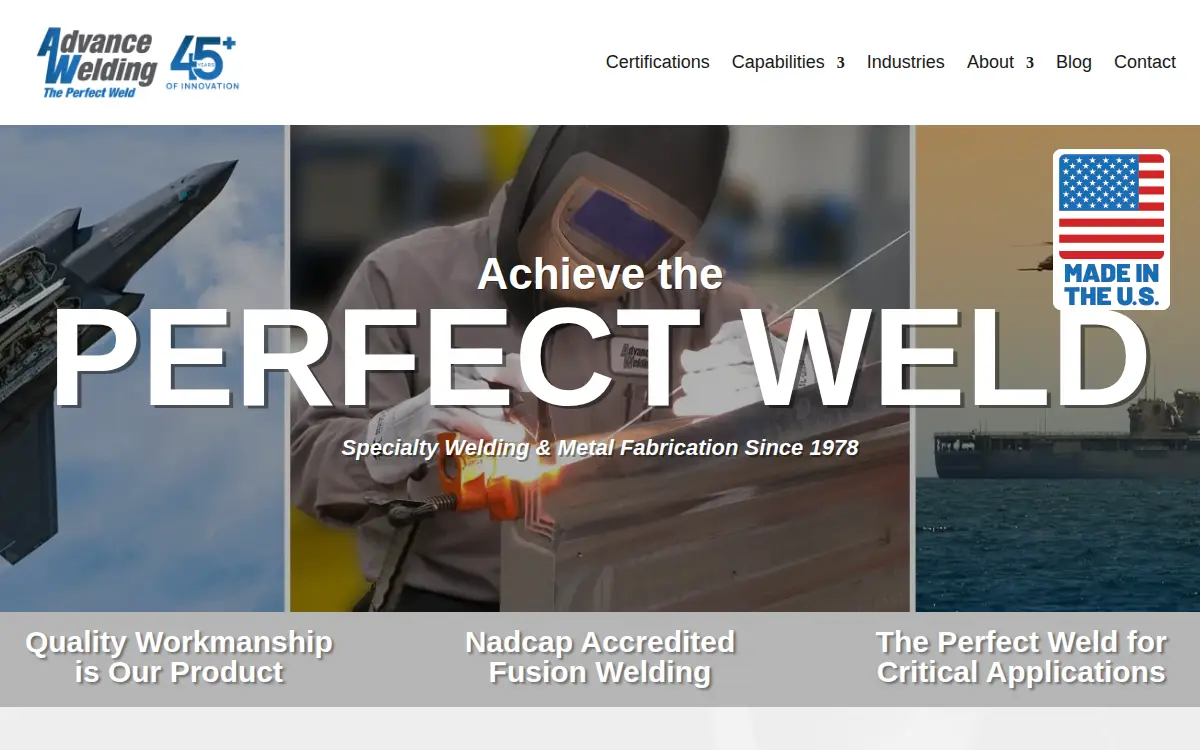Homepage of Kielb Welding Enterprises, INC.
