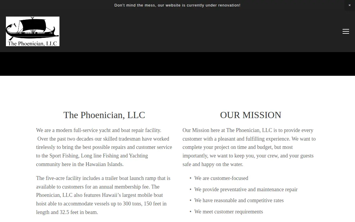 Homepage of The Phoenician, LLC
