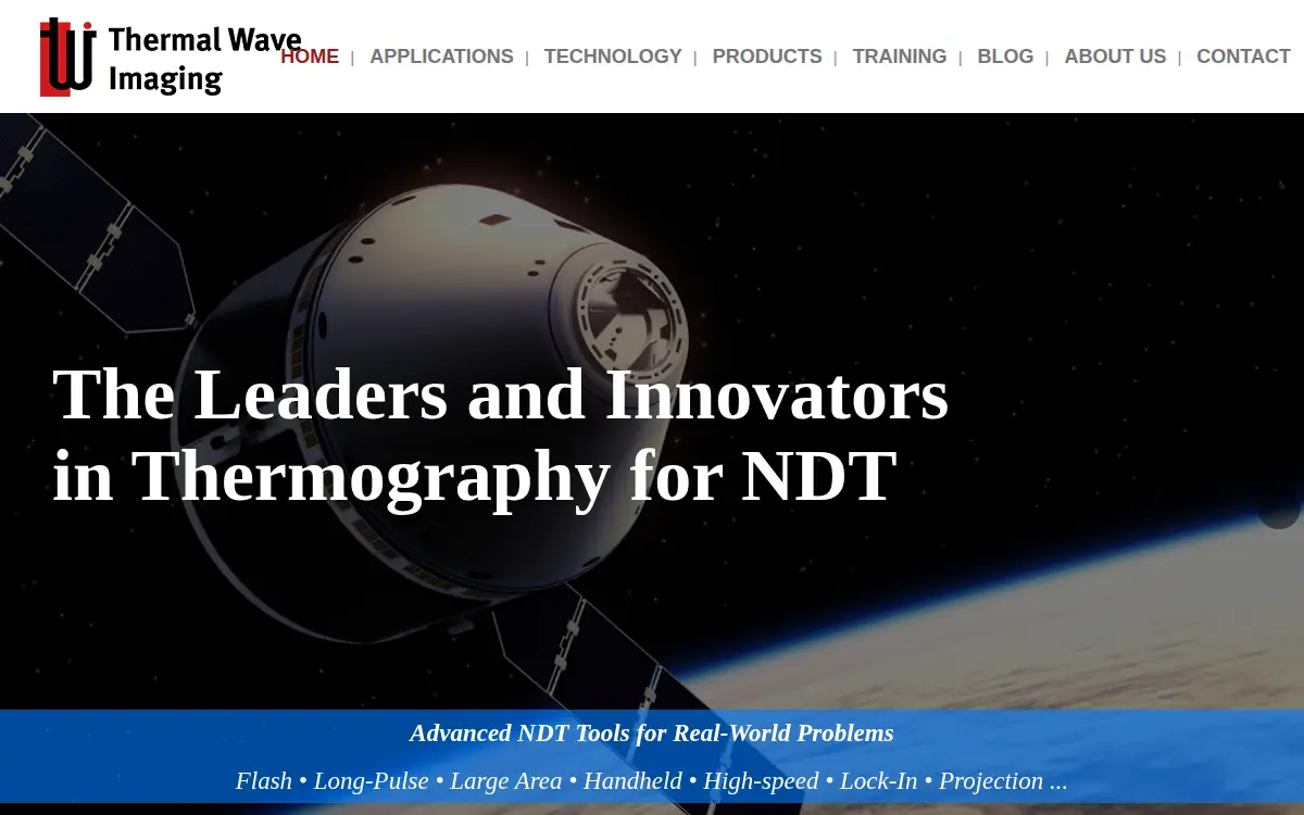 Homepage of Thermal Wave Imaging INC
