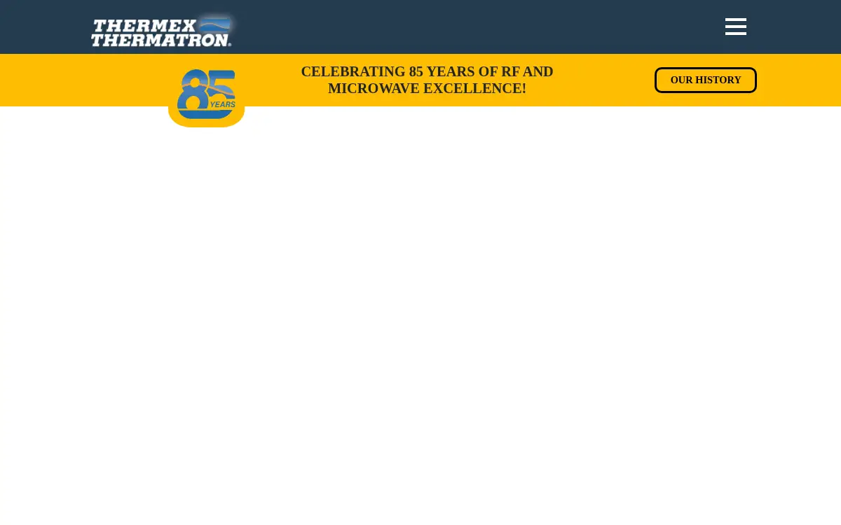 Homepage of Thermex-thermatron Systems, LLC
