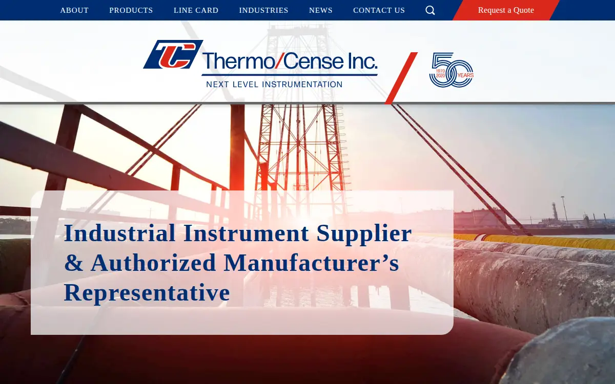 Homepage of Thermo Cense INC