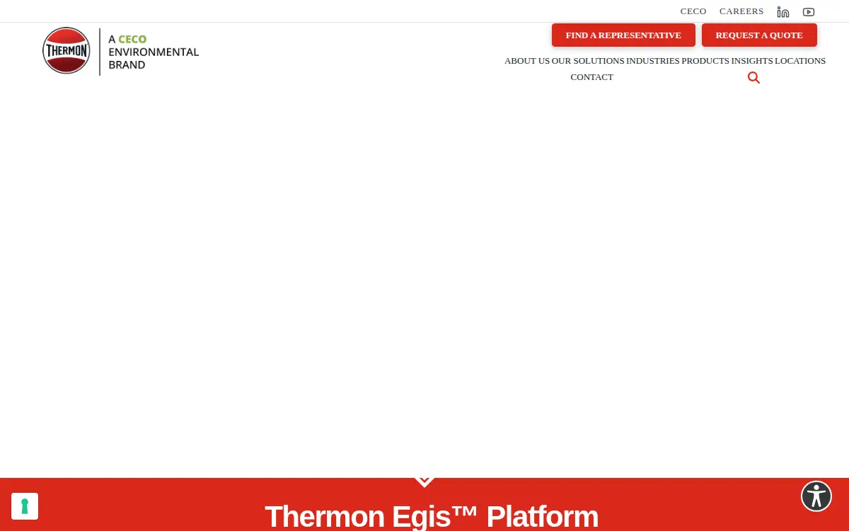 Homepage of Thermon, INC.