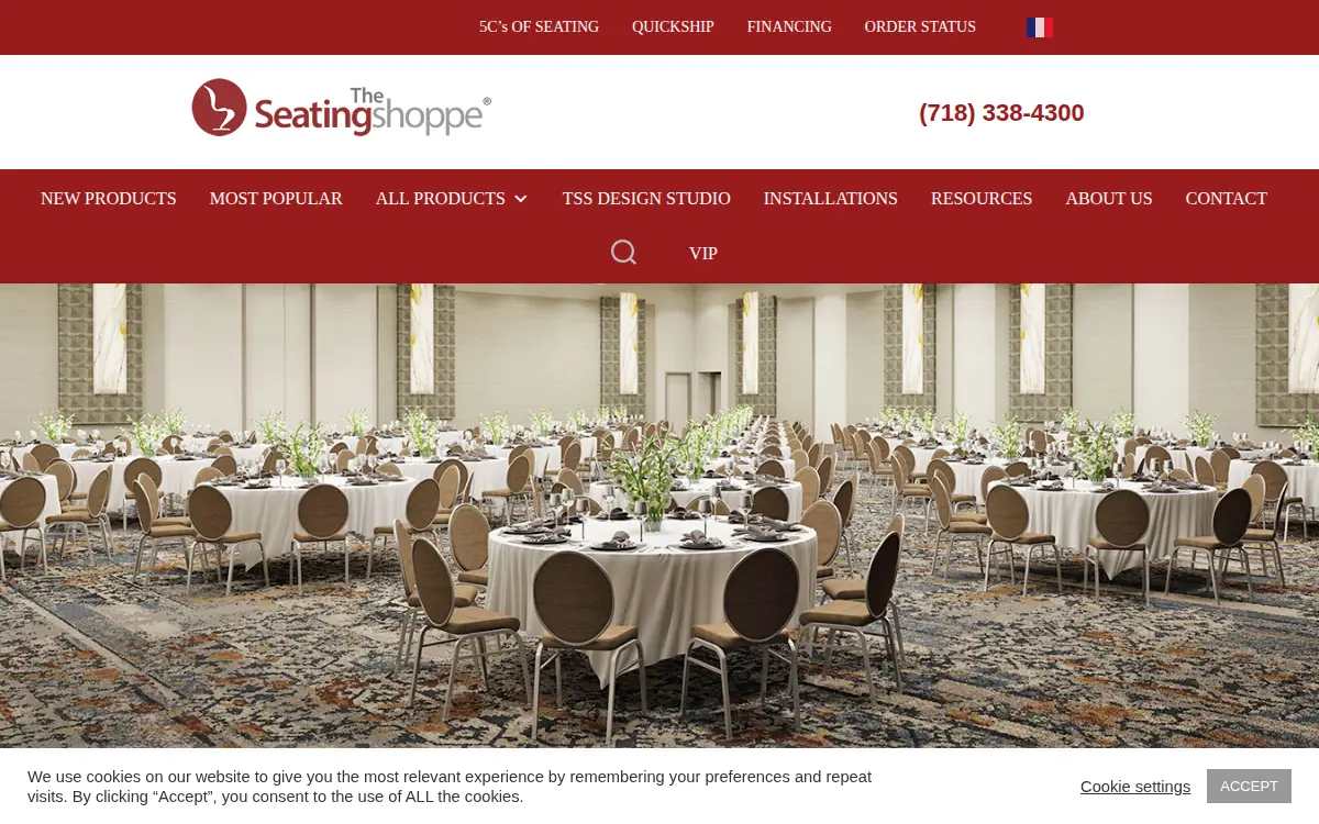 Homepage of The Seating Shoppe INC.