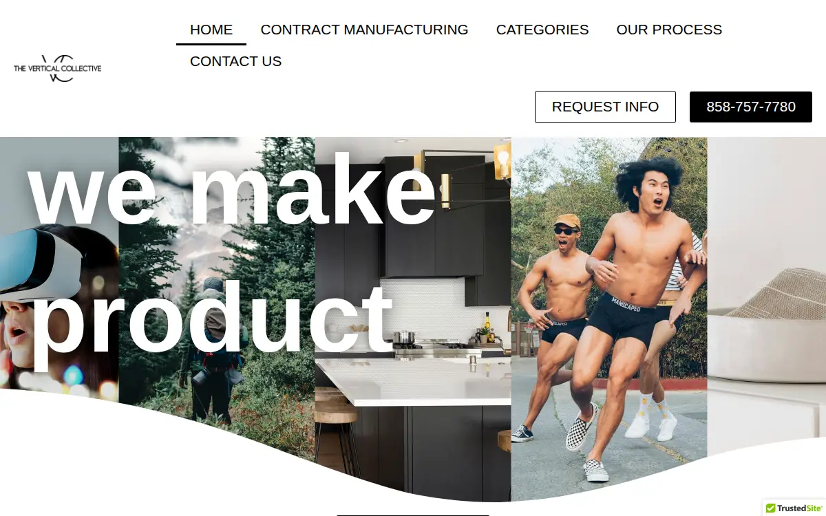 Homepage of The Vertical Collective LLC