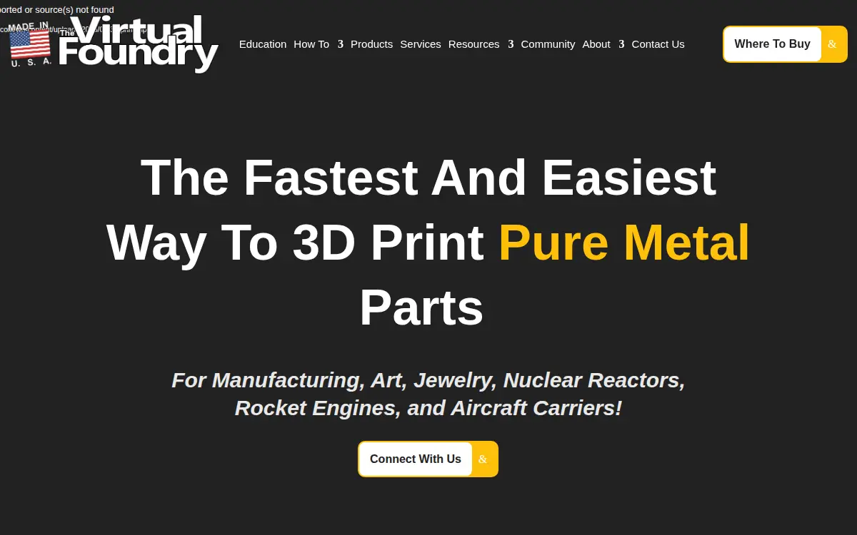 Homepage of The Virtual Foundry, INC.