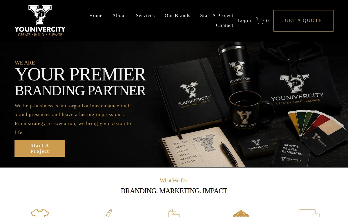 Homepage of The Younivercity LLC