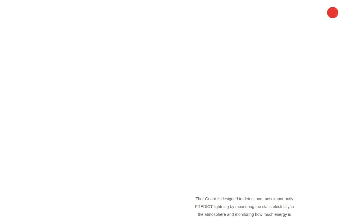 Homepage of Thor Guard, INC.