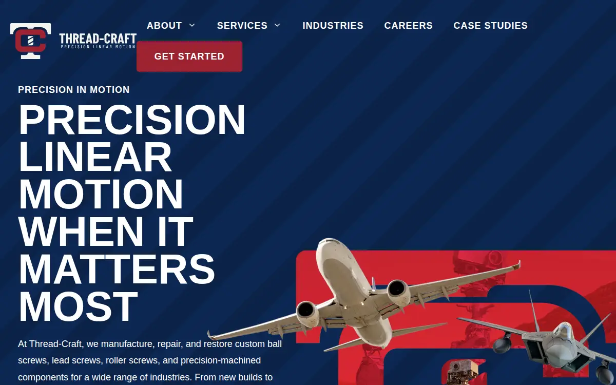 Homepage of Thread-craft, LLC