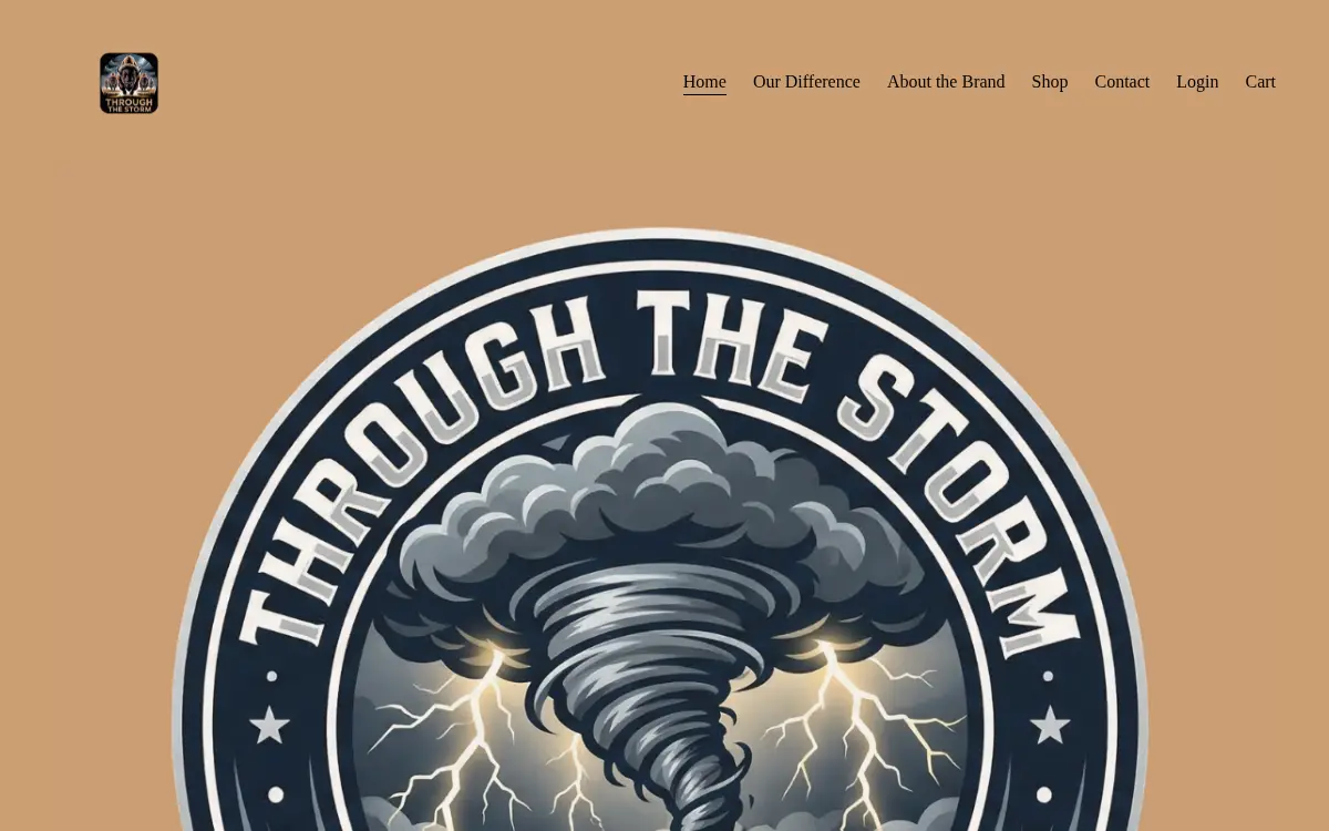 Homepage of Through the Storm Designs LLC