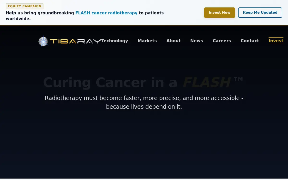 Homepage of Tibaray, INC.