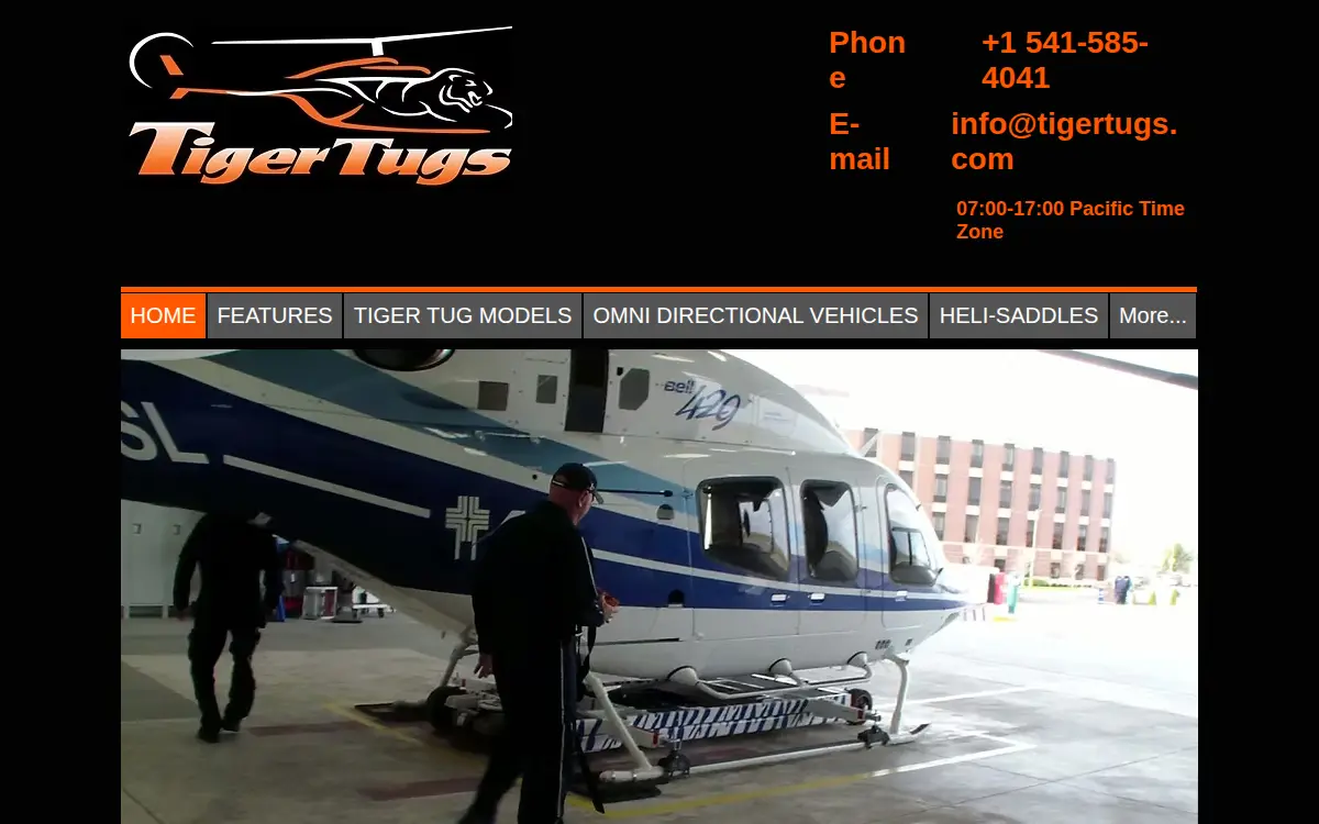 Homepage of Tiger Tugs Acquisition Company, LLC