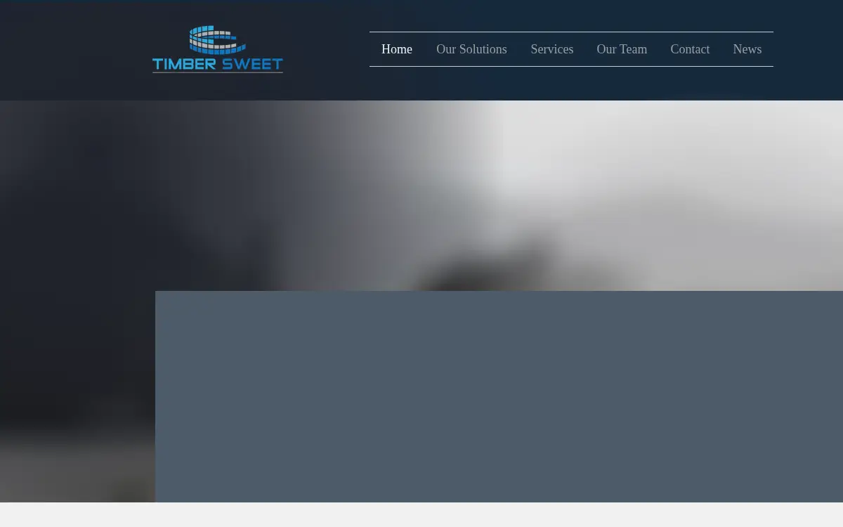 Homepage of Timber Sweet Consulting, LLC