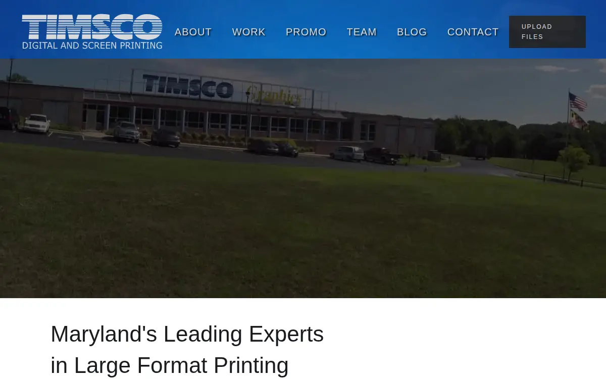 Homepage of Timsco, INC.