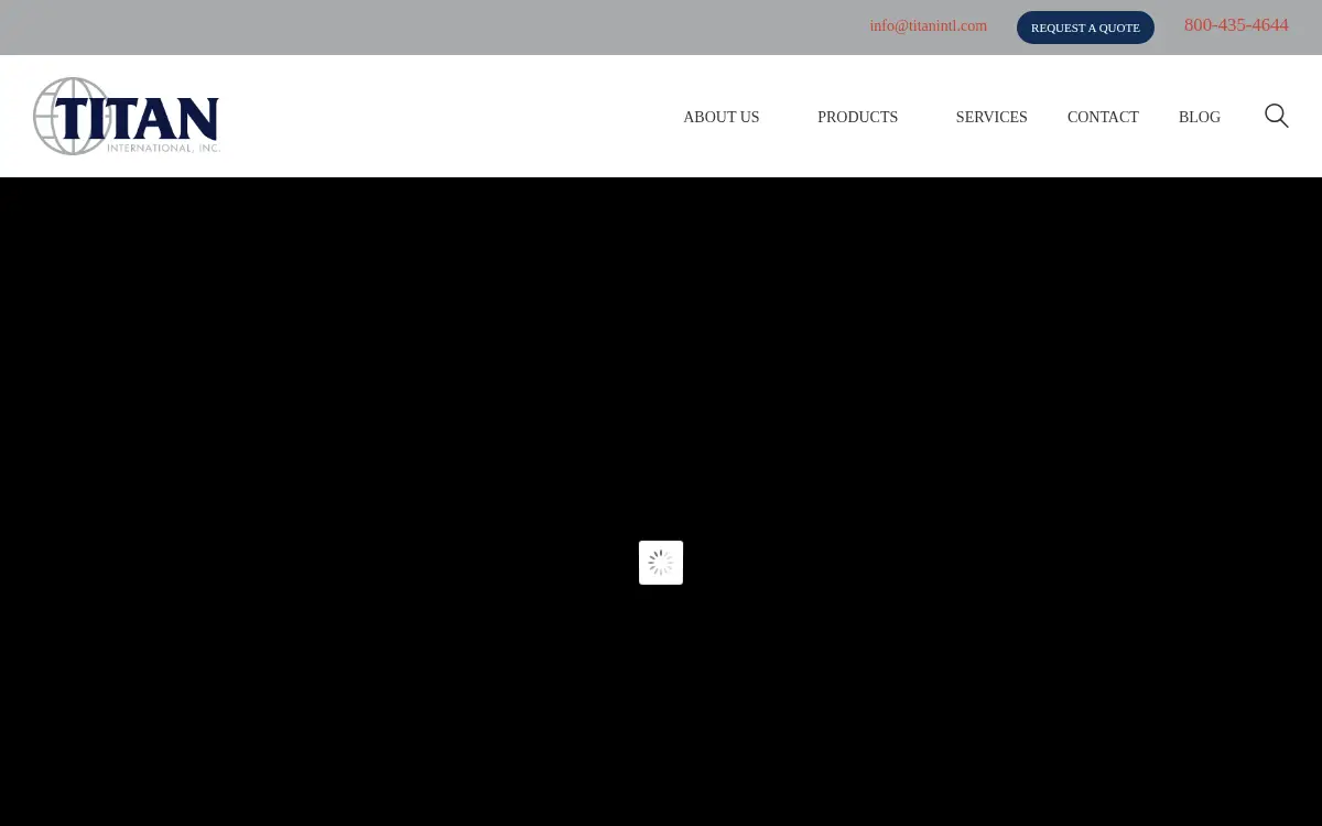 Homepage of Titan International, INC.