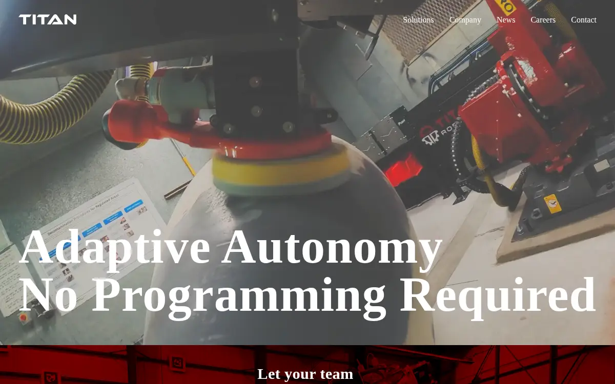 Homepage of Titan Robotics INC